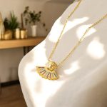 Collier Royal Lion & Cristaux Multicolores - Image 2