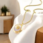 Collier Impérial Médaillon Lion Doré - Image 2
