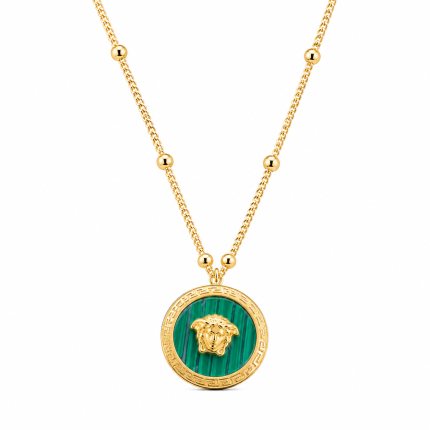 Collier Prestige Émeraude Doré