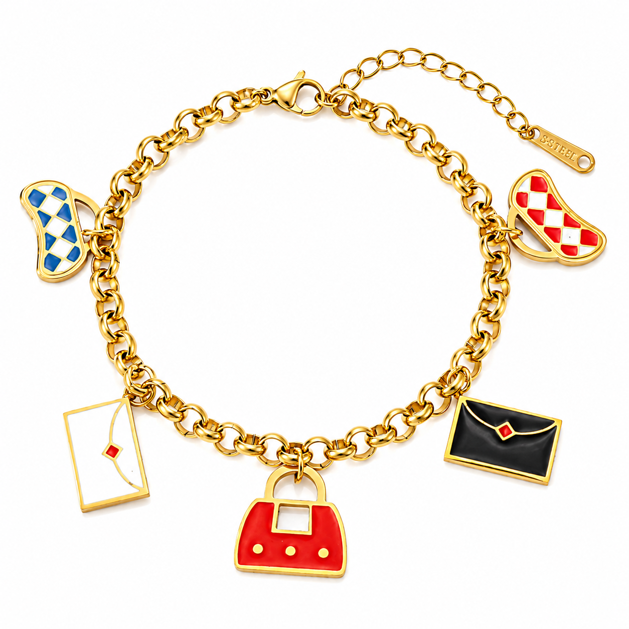 file_000000008968722fb10c1d825c455d11 Bracelet Charms Fashion Doré - Image 1