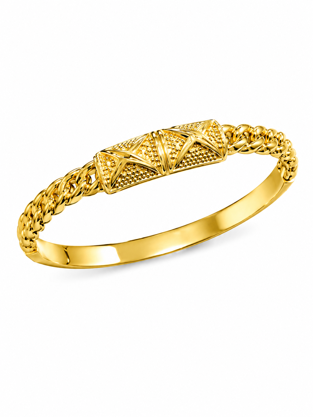 file_00000000928871fd906c5cdf8b79326f Bracelet Jonc Bambou Doré Élégant - Image 1