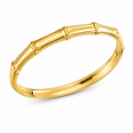 Bracelet Jonc Doré Luxe à Motifs Géométriques