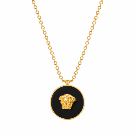 Collier Élégance Royale Noir & Or