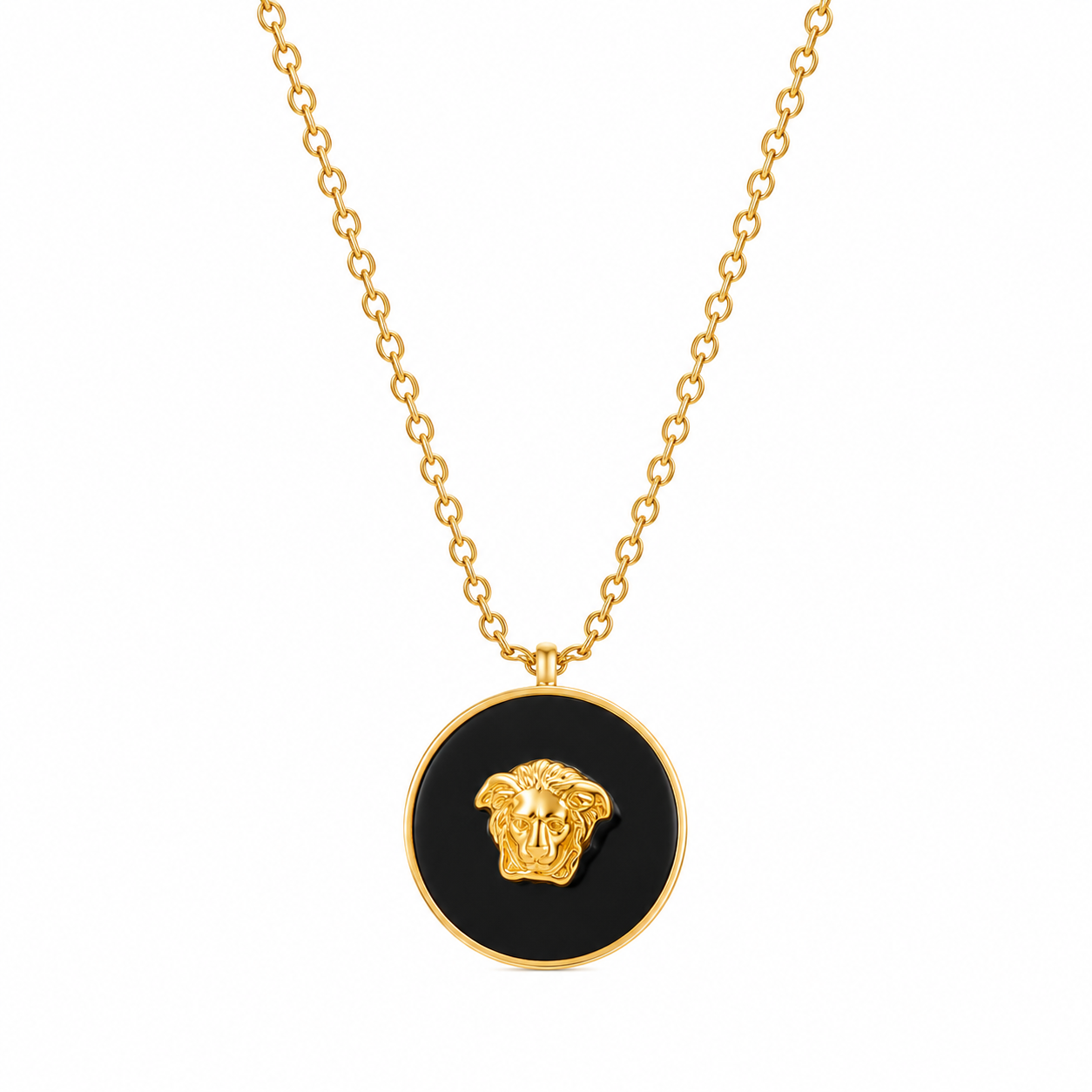 file_00000000ce6c71f584cf9e79d30b615e Collier Élégance Royale Noir & Or - Image 1