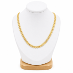 Collier Élégance Feuille Dorée