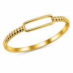 Bracelet Jonc Trombone Doré Chic