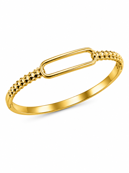 Bracelet Jonc Trombone Doré Chic