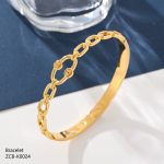 Bracelet Jonc Doré Maillons Prestige - Image 2