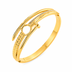 Bracelet Jonc Doré Clou de Luxe